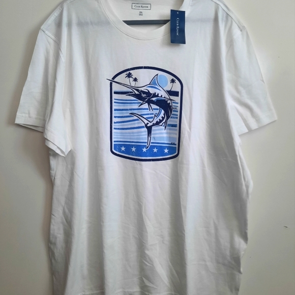 Club Room Men's Deep Sea Graphic T-Shirt Size XXL NWT - Picture 7 of 7